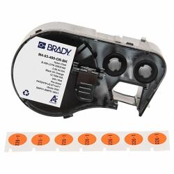 Brady M4-83-499-RD-BK / 170806, 12.70 mm, Nylon, fekete nyomtatás / piros háttér (170806)