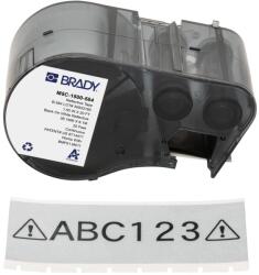 Brady M5C-1500-584 / 170937, 38.10 mm x 6.10 m, Műanyag, fekete nyomtatás / fehér háttér (170937)