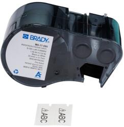 Brady M4-17-595 / 176805, 25.40 mm, Vinyl, fekete nyomtatás / fehér háttér (176805)