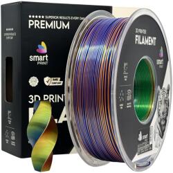 Smart Print FG-S106-E1, 3D filament, PLA Silk, 1, 75mm, 1000g, Tri Color, Többszínű (Narancssárga, Kék, Zöld) (FG-S106-E1)