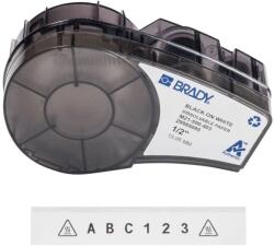 Brady M21-500-403 / 152248, 12, 70 mm x 7, 62 m, Papír, fekete nyomtatás / fehér háttér (152248)