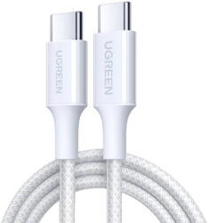 UGREEN Cablu Date si Incarcare UGREEN USB-C - USB-C L501 60W 1m Alb