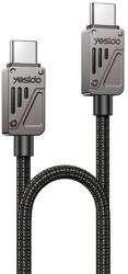 Yesido Cablu Date si Incarcare Yesido USB-C - USB-C CA196 60W 1.2m Negru (ysd/370155)