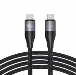 Lito Cablu Date si Incarcare Lito USB-C - USB-C LD23CC 100W 1m Gri