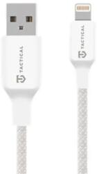 Tactical Cablu Tactical de ata de cusut tactic USB-A/Lightning 1m Alb (8596311283291)