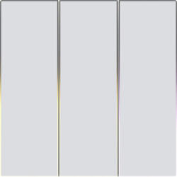 Avatto Touch ZigBee Light Switch Avatto TS60-EU-W3 Triple TUYA (alb) (ZTS60-EU-W3)