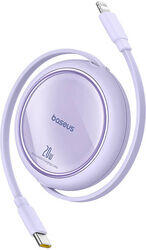 Baseus Cablu USB Baseus Free2Pull USB-C la iP 20W 1m (violet) (P10364501511-00)