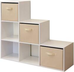 Ginger Home Organizator pentru copii Ginger Home - Raft cu 6 compartimente și 3 cutii (19JW-07052)