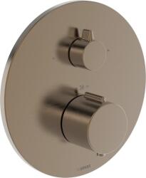 Hansa Easytherm zuhany- és kádcsaptelep süllyesztett test nélkül szálcsiszolt bronz 8862924581 (8862924581)