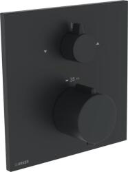 Hansa Easytherm zuhany- és kádcsaptelep süllyesztett test nélkül matt fekete 8114926233 (8114926233)