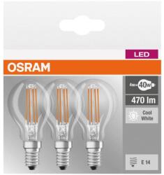 OSRAM KÉSZLET 3x LED Izzó BASE P40 E14/4W/230V 4000K - Osram 4058075819733 (P224103)