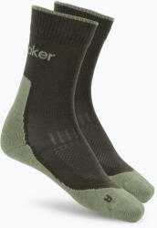 icebreaker Férfi zokni icebreaker Merino Hike+ Light Crew dark loden/lichen