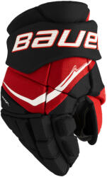 Bauer Mănuși de hochei Vapor FLYPRO Black/Red Junior 10 inci