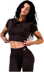 Nebbia Tricou pentru femei Power Her Seamless Short-Sleeve Top 891 Dark Brown S