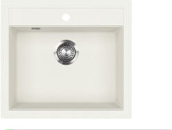 Evido QUADRO 6 gránit mosogató, 562 x 510 mm, fehér