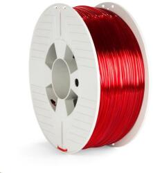 Verbatim 55062 filament 3D, PET-G, 2, 85mm, 1000g, 123m, Roșu translucid (Transparent red) (55062)