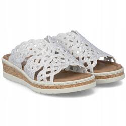 RIEKER Női flip-flop papucs Rieker V4189-80 White fehér Eko Bőr MÉRET. 38 (V4189-80)