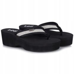Lee Cooper Női flip-flop papucs Lee 50261043.05D Off White/black MÉRET. 37 (50261043.05D OFF WHITE/BLACK)