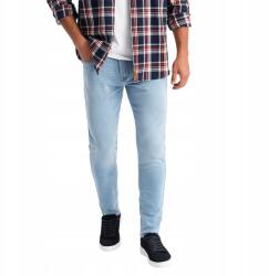 Ombre Testhezálló férfi farmer nadrág Slim Fit kék V3 OM-PADP-0214 XXL