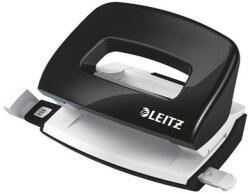 Leitz Lyukasztó, kétlyukú, 10 lap, fém, mini, LEITZ "Nexxt Wow", fekete (E50601095) - fapadospatron