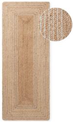 Hanse Home Covor tip traversă în culoare naturală/în culoare naturală deschisă reversibil/țesut manual din iută 80x300 cm Juno - Hanse Home Covor