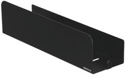 WENKO Raft pentru baie negru autoadeziv cu Turbo-Loc din oțel inoxidabil Lizan - Wenko