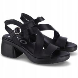 Ryłko Női bőr szandál Ryłko 4RG72_M_ __21F Black fekete Bőr MÉRET. 38 (4RG72_M_ __21F BLACK)