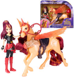 Spin Master Academia Unicornilor: Magia Aripilor păpușa Valentina și set de joacă cu unicornul Cinder - Spin Master (6076942) Figurina