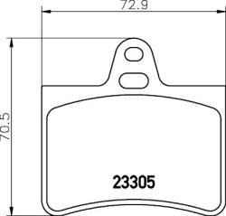MINTEX Fékbetét készlet MINTEX MDB2190 for CITROËN (MDB2190)