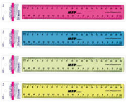 MFP Vonalzó 20cm, műanyag, MFP, színes (MFP-5310113) - mesescuccok