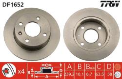 TRW Disc frana TRW DF1652 (DF1652)