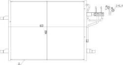 MTR Condensator, climatizare MTR 13054379 (13054379) - fixbox