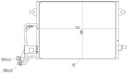 MTR Condensator, climatizare MTR 13054725 (13054725) - fixbox