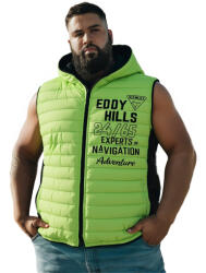 EDDY HILLS - Ultimates EXPERTS neon-fekete kapucnis (Méret 7XL)