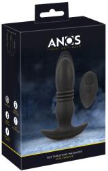 Anos Plug Anal ANOS Thrusting cu Vibrații și Telecomandă