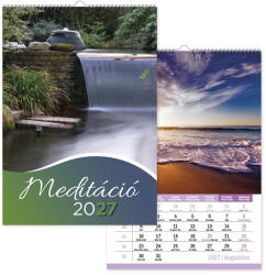 PD Calendar Naptár fali pd Meditáció 30x42 cm 2027