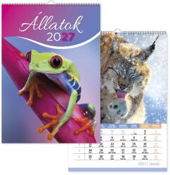 PD Calendar Naptár fali pd Állatok 30x42 cm 2027