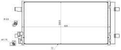 MTR Condensator, climatizare MTR 13054680 (13054680) - fixbox