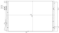 MTR Condensator, climatizare MTR 13054634 (13054634) - fixbox