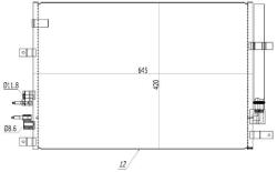 MTR Condensator, climatizare MTR 13054470 (13054470) - fixbox
