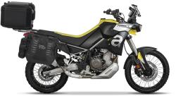 Shad Complete set of SHAD TERRA TR40 adventure saddlebags and SHAD TERRA BLACK aluminium 55L topcase, including mounting kit SHAD Aprilia Tuareg 660 (282647)