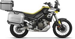 Shad Set complet de cutii de aluminiu SHAD TERRA, 48L cutie centrala si 47L 47L cutii laterale, incluzand kit montaj si placa SHAD Aprilia Tuareg 660 (281228)