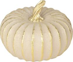 MagicHome Decoratiune dovleac MagicHome Nature din polyresin auriu-bej 16, 2 cm (8092412)