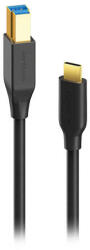 Sentivus Cablu USB Sentivus USB 3.0 Type B - USB Type C 1m Black (S-U302-100)
