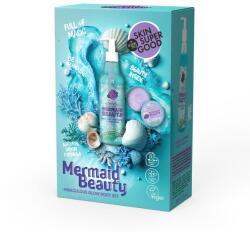 Organic Shop Ajándékkészlet tusfürdővel és testhabbal, Organic Shop Skin Super Good Mermaid Beauty Glow, 350 ml