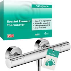 Hansgrohe Termostat de dus hansgrohe Ecostat Element, crom, cu SafetyStop si EcoStop (39283266)