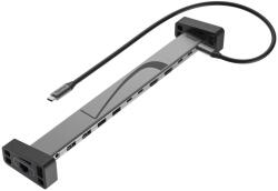 Hama Statie de andocare USB C Hama 12 porturi Ultra HD 4K, Aluminiu (96581307)