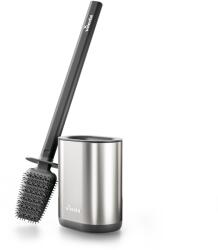 Vileda Perie WC Vileda cu Cap Flexibil, Maner din Otel Inoxidabil, Culoare Argintie (60427862)