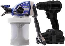 Graco Aparat de vopsit fara fir TrueCoat 360 360 pulverizare, compatibil cu masini de gaurit (58588735)