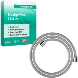 Hansgrohe Hose de dus hansgrohe Designflex 1, 60 m, cu protectie impotriva rasucirii, crom (82140166)
